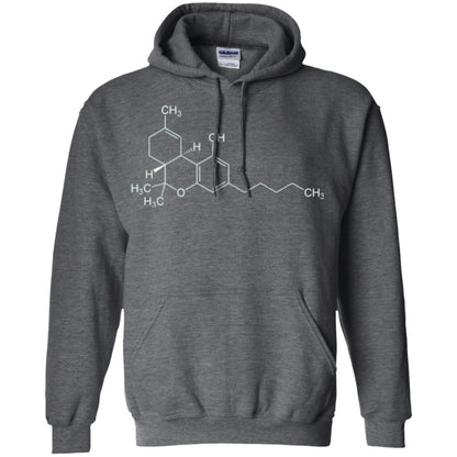 Chemistry T-shirt Molecule Tetrahydrocannabinol Dark Heather