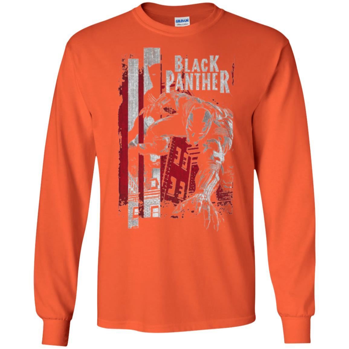 Film T-shirt Panther Lurk Graphic T-shirt Orange