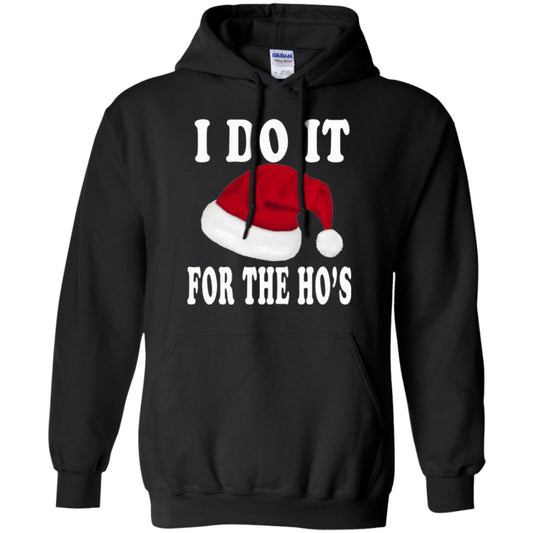 Christmas T-shirt I Do It For The Ho_s Black
