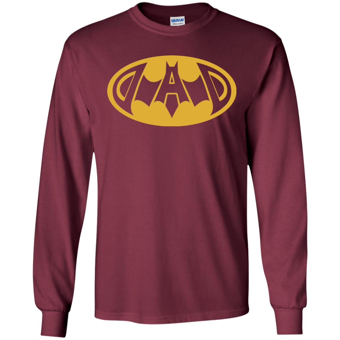 Bat Logo Shirt Maroon