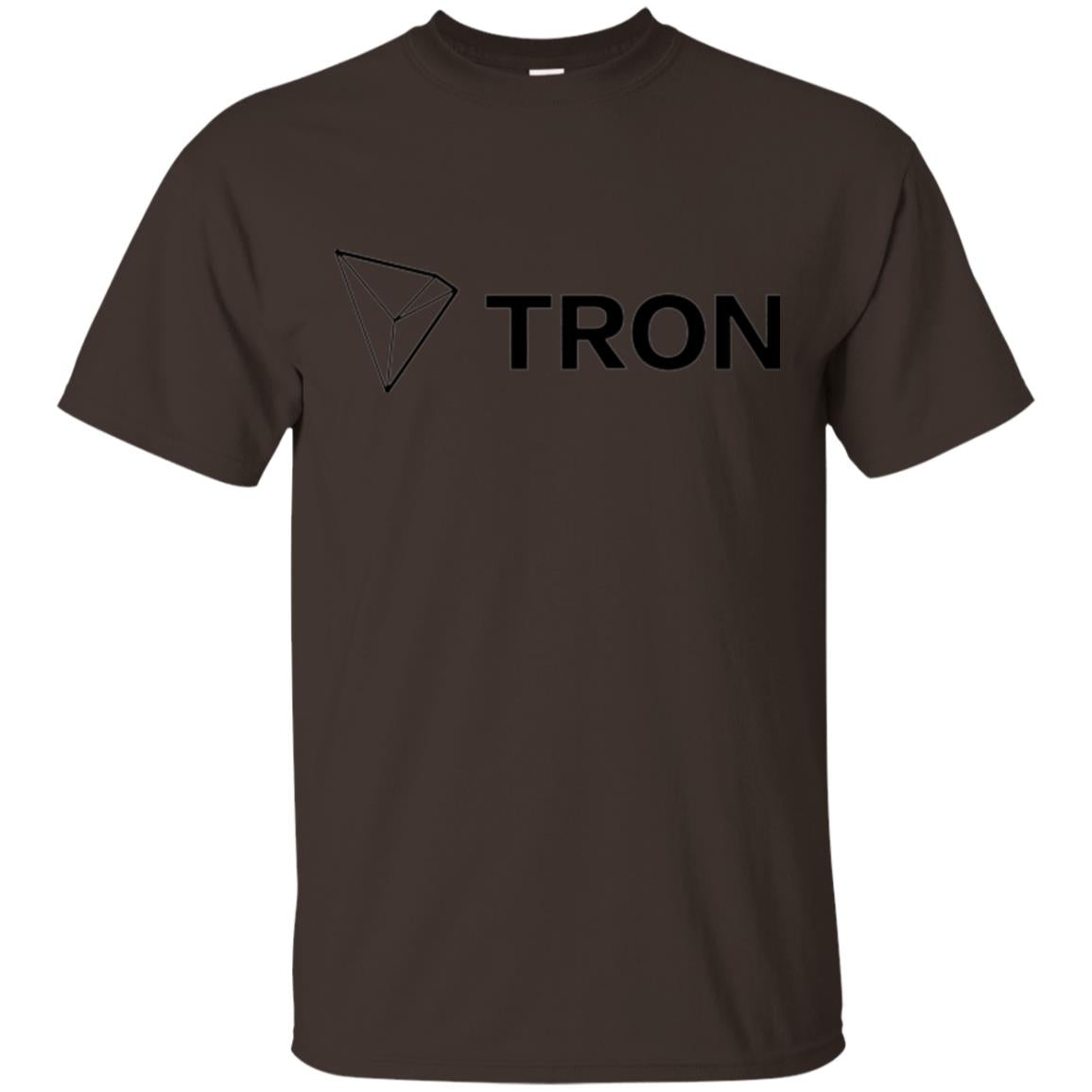 Tron Trx Cryptocurrency T-shirt Dark Chocolate