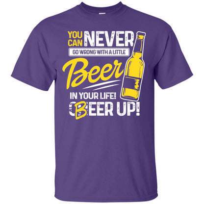 You Can Never Go Wrong With A Little Beer In Your Life Rock On Everyone Purple