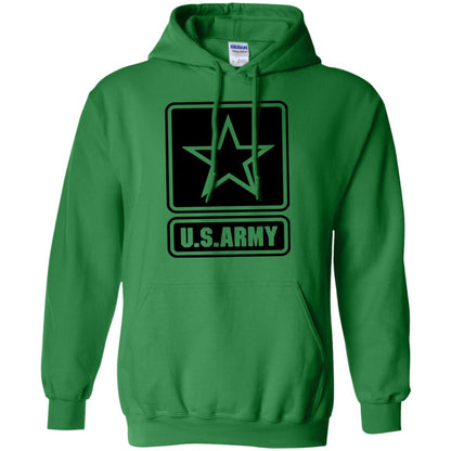 Us Army Black Logo United States Design T-shirt Irish Green