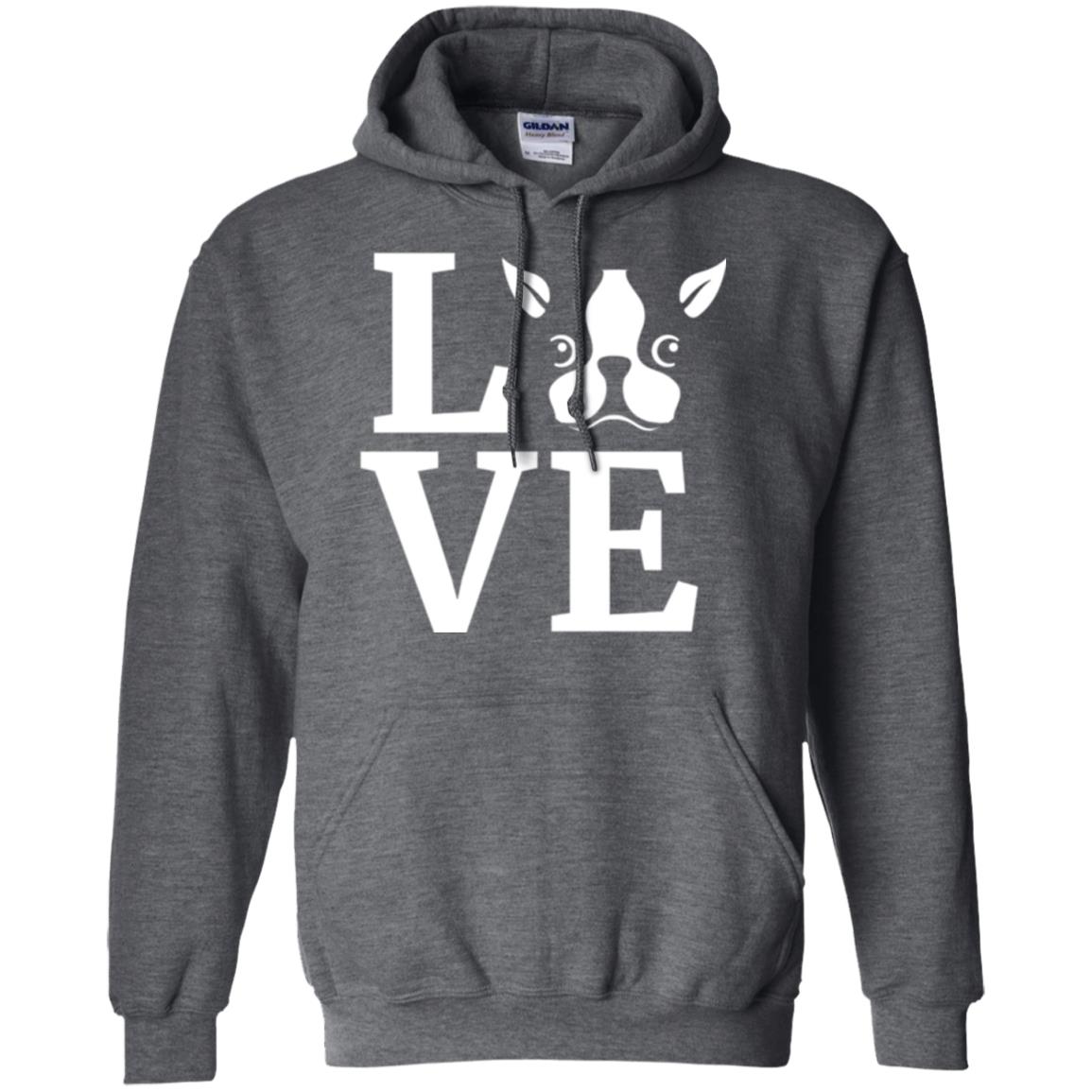 Dog Lovers T-shirt I Love My Boston Terrier Dark Heather