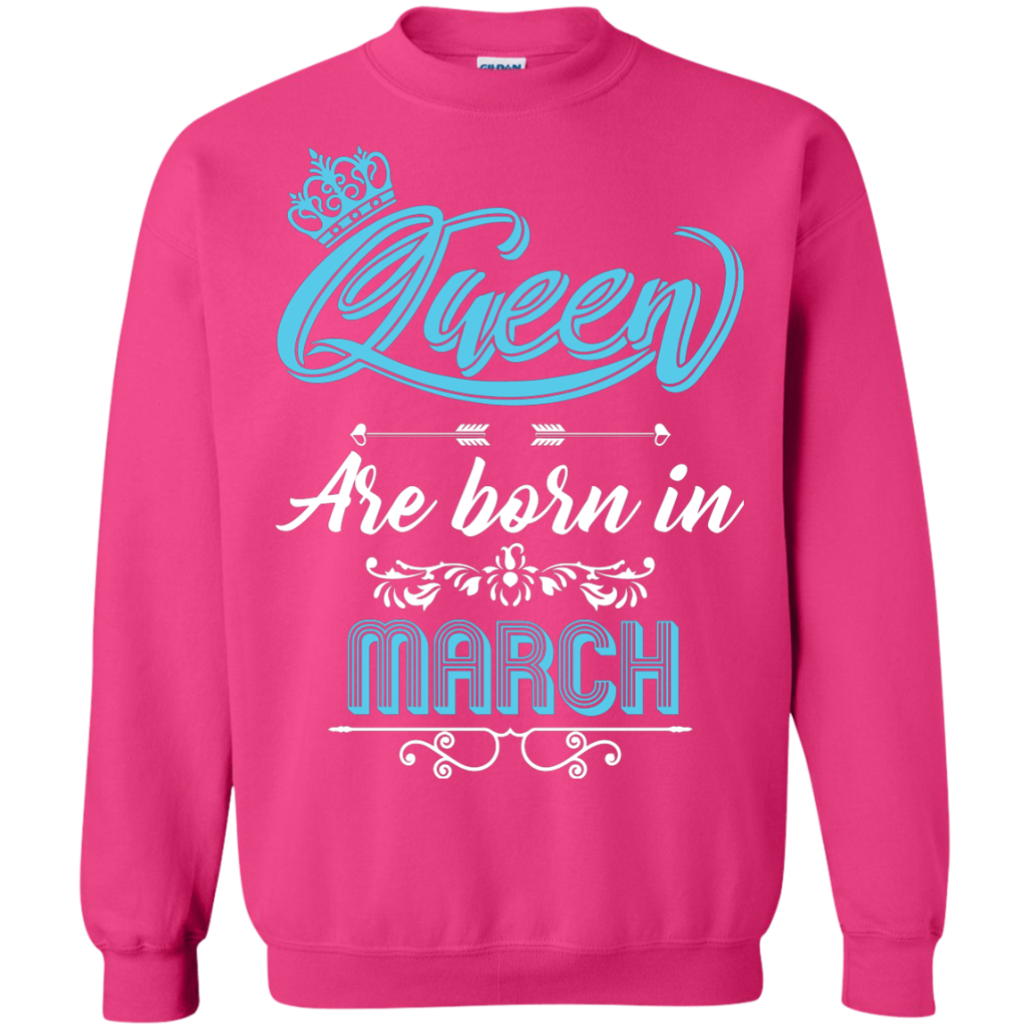Brithday T-Shirt Queen Are Born In March Heliconia