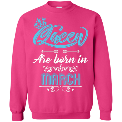 Brithday T-Shirt Queen Are Born In March Heliconia