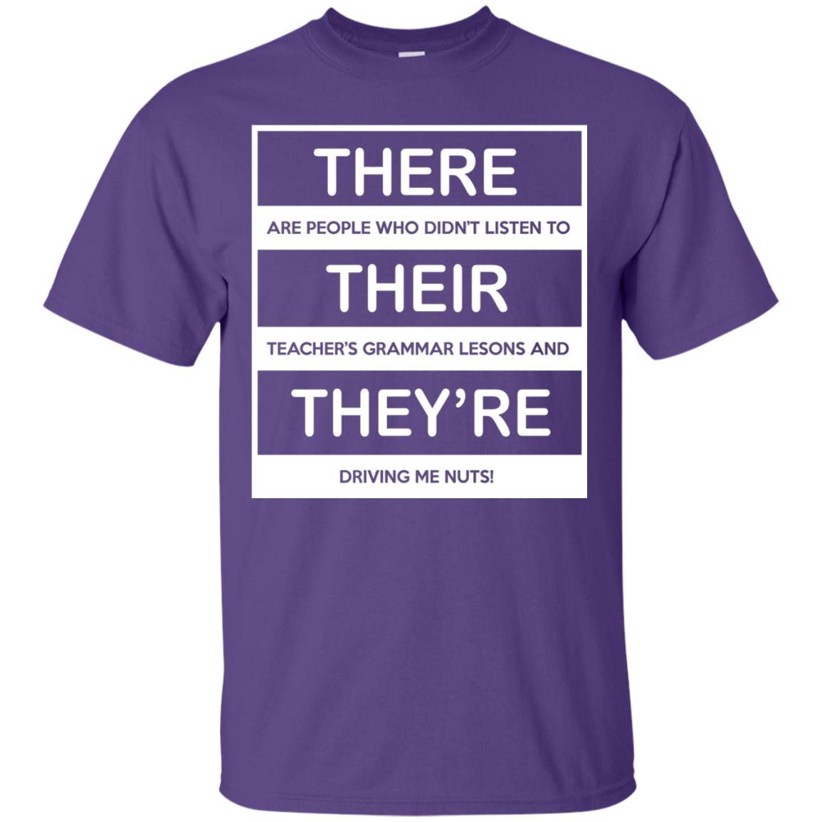There Are People Who Don_t Listen To Their Teacher Student T-shirt Purple