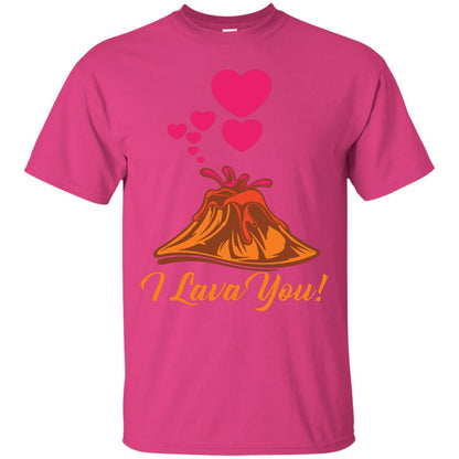 Valentines Day T-shirt I Lava You Heliconia