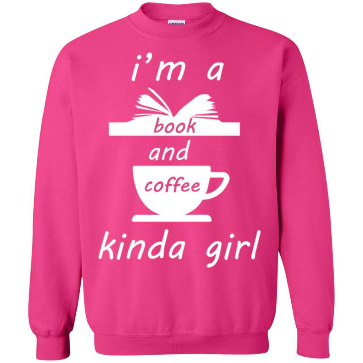 Book Lover T-shirt I'm A Book And Coffee Kinda Girl T-shirt Heliconia
