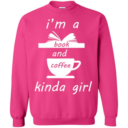 Book Lover T-shirt I'm A Book And Coffee Kinda Girl T-shirt Heliconia