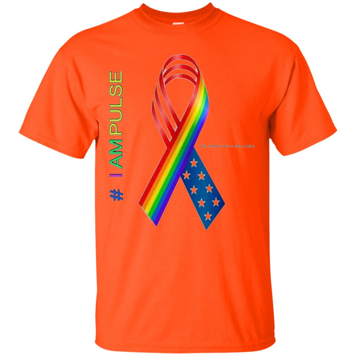 We Stand With Orlando Remembrance Lgbt Shirt Orange