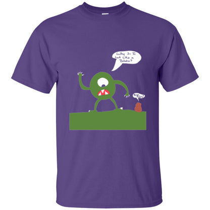 Why Do I Look Like A Potato T-shirt Purple