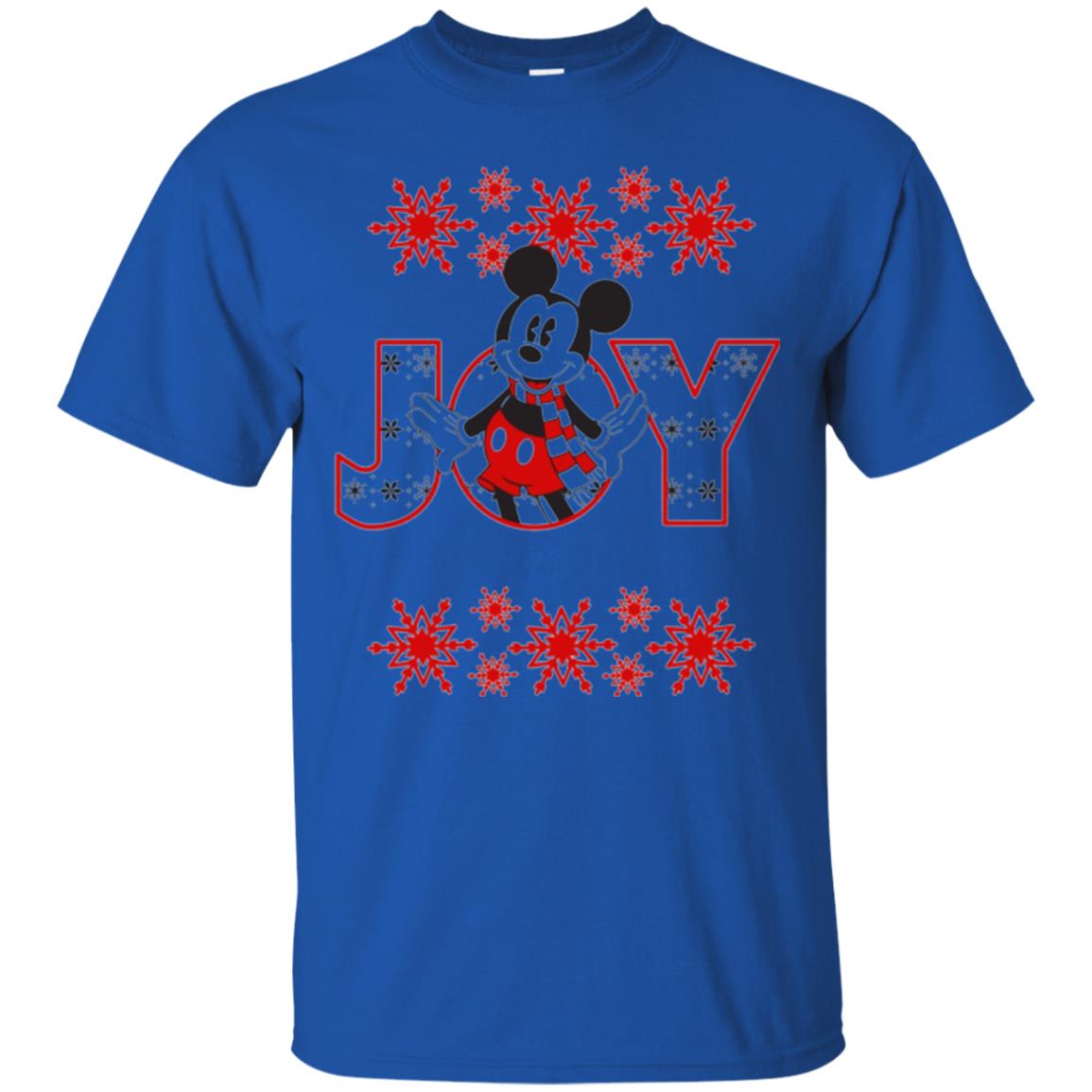Christmas T-shirt Disney Mickey Mouse Joy Royal