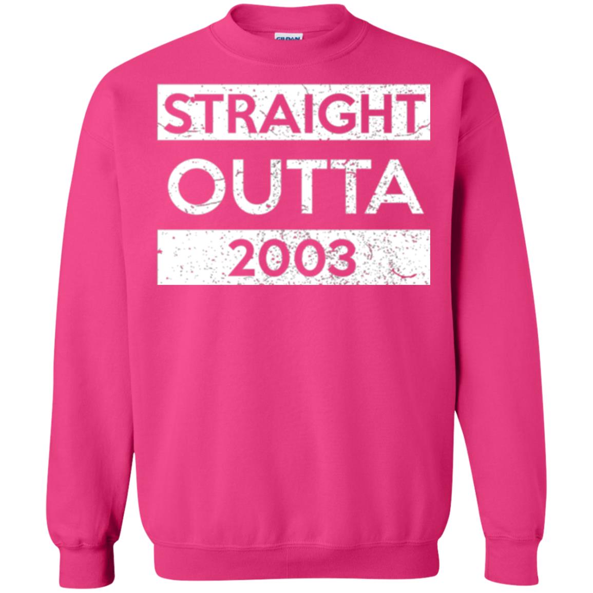 Brithday T-shirt Straight Outta 2003 Heliconia