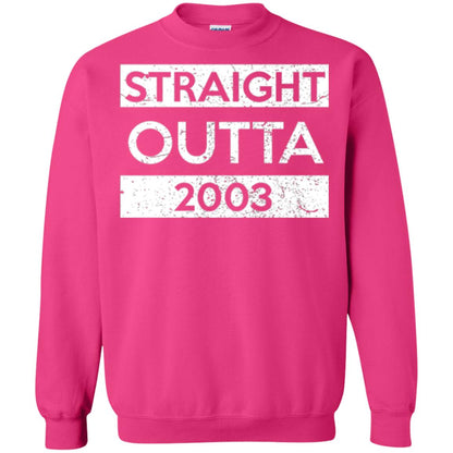 Brithday T-shirt Straight Outta 2003 Heliconia
