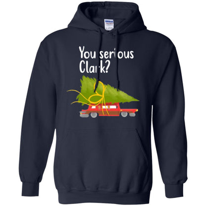 Christmas T-shirt You Serious Clark Griswold Navy