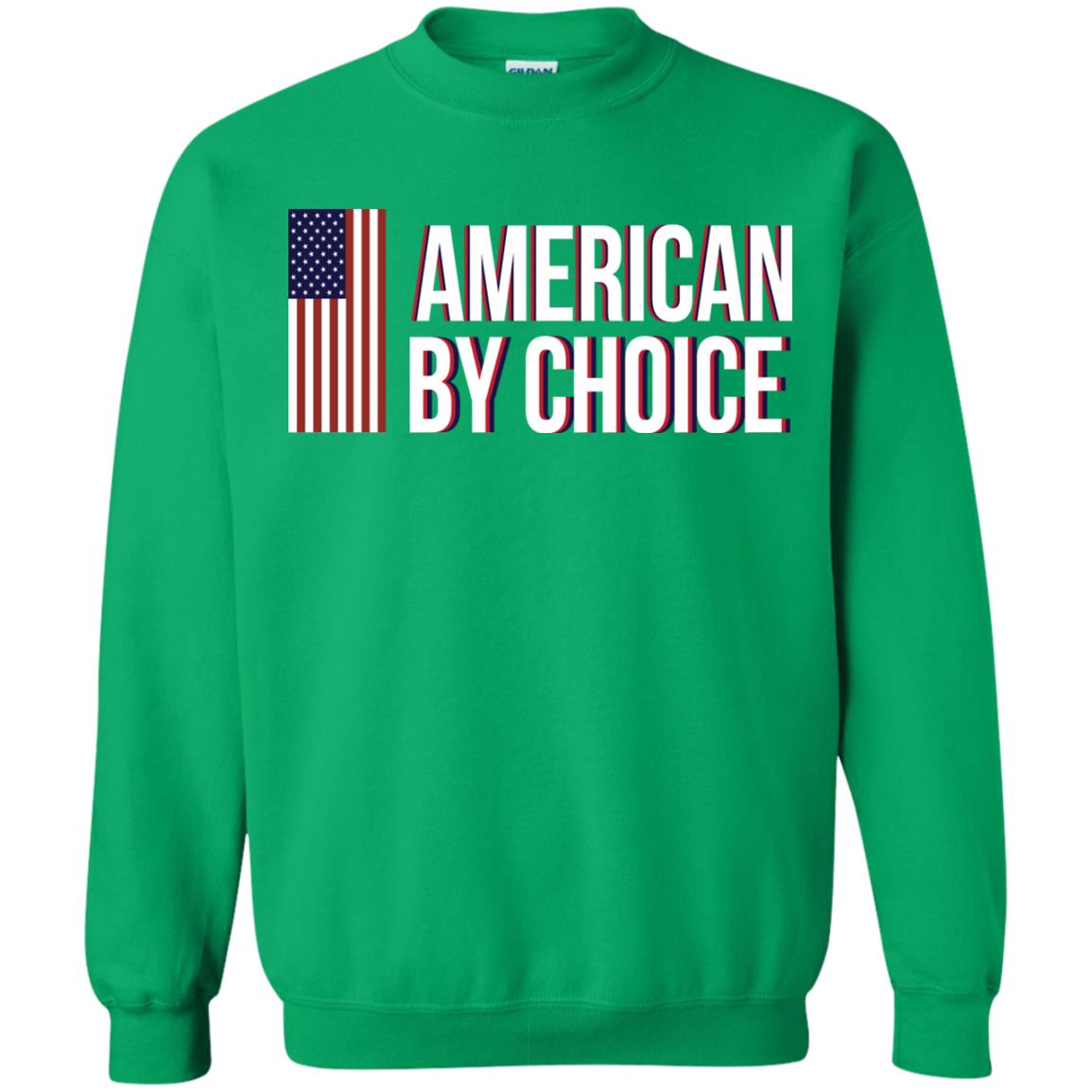 Flag Of American By Choice T-shirt Irish Green