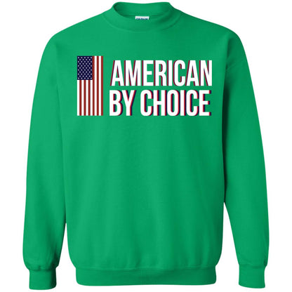 Flag Of American By Choice T-shirt Irish Green