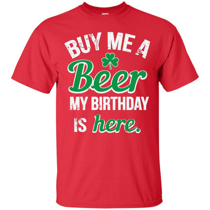 Buy Me A Beer Saint Patricks Day T-shirt Red