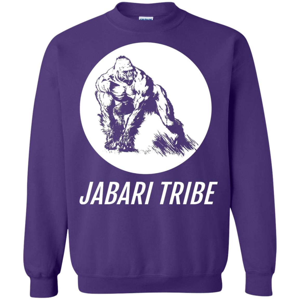 Jabari Tribe White Gorilla T-shirt Purple