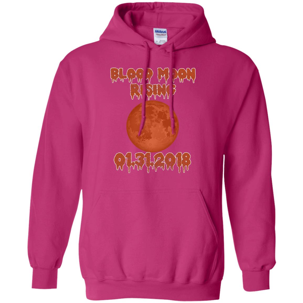 Blood Moon Rising Total Lunar Eclipse T-shirt Funny Lunar Eclipse Heliconia