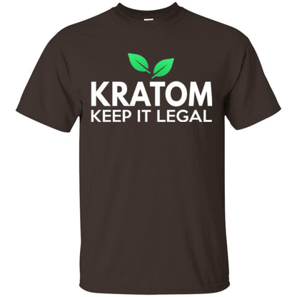 Kratom Keep It Legal T-shirt Dark Chocolate