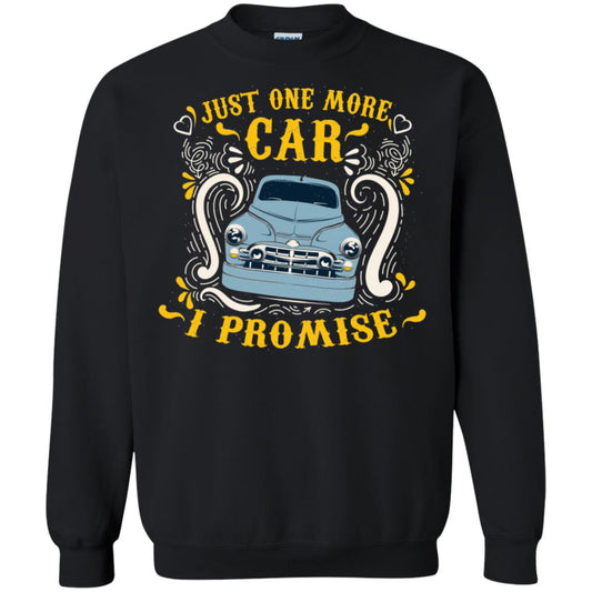 Just One More Car I Promise Car Lovers Gift Shirt For Mens Or Womens Black