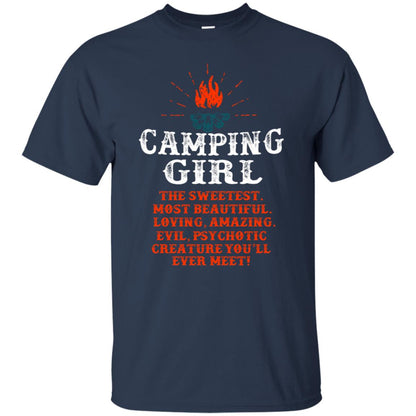 The Sweetest Most Beautiful Loving Amazing Evil Pyschotic Creature You'll Ever Meet Shirt Navy