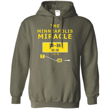 Football Lover T-shirt The Minneapolis Miracle Military Green