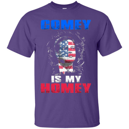Fbi Director T-shirt Comey Is My Homey T-shirt Purple