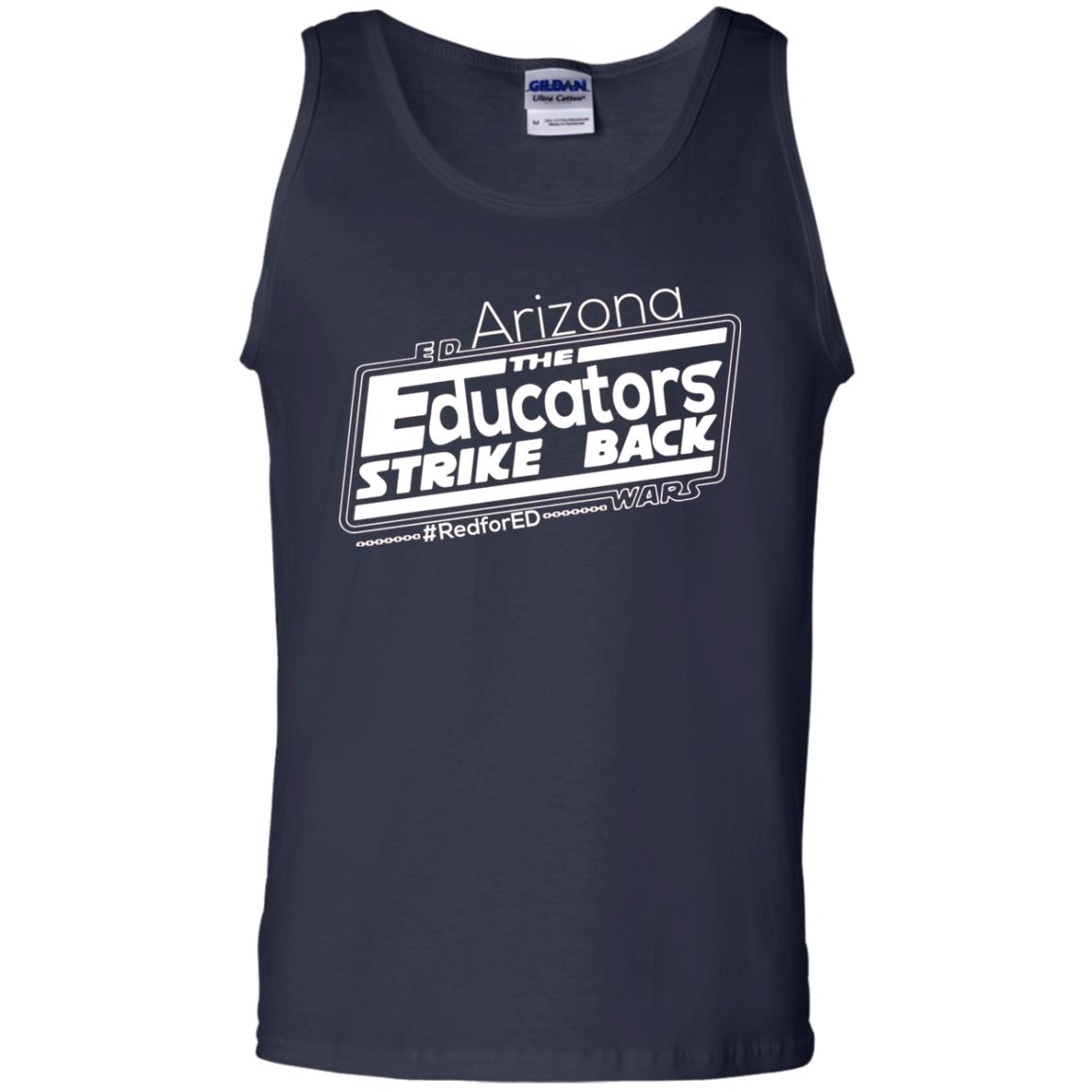 Arizona Teacher Tshirt Red For Ed Arizona The Educators Strike Back Navy