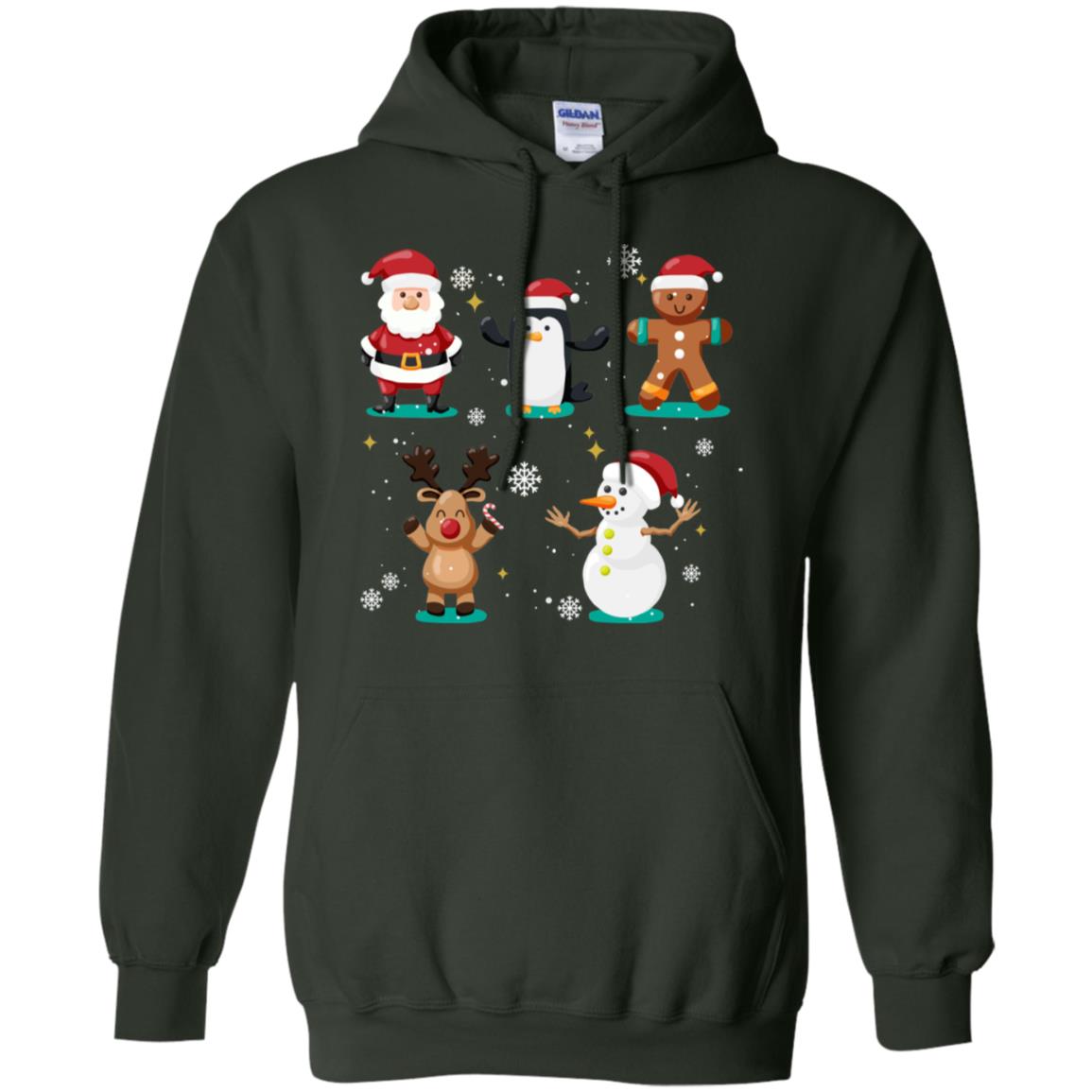 Christmas Character Ideas Gift Shirt Forest Green
