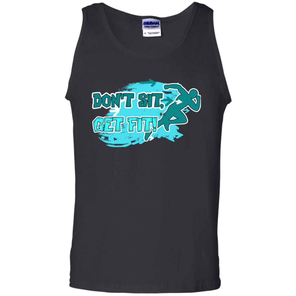 Dont Sit Get Fit Runner Shirt Black