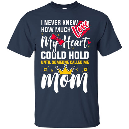 Untill Someone Called Me Mom Mommy Shirt Navy