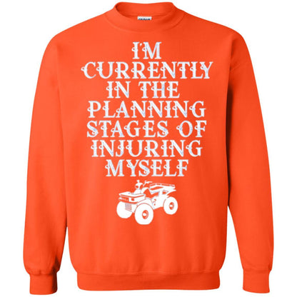 Four Wheeling T-shirt I'm Currently In The Planning Stages Orange