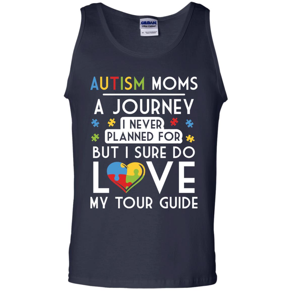 Autism Mom Shirt Autism Mom A Journey Of Love Navy