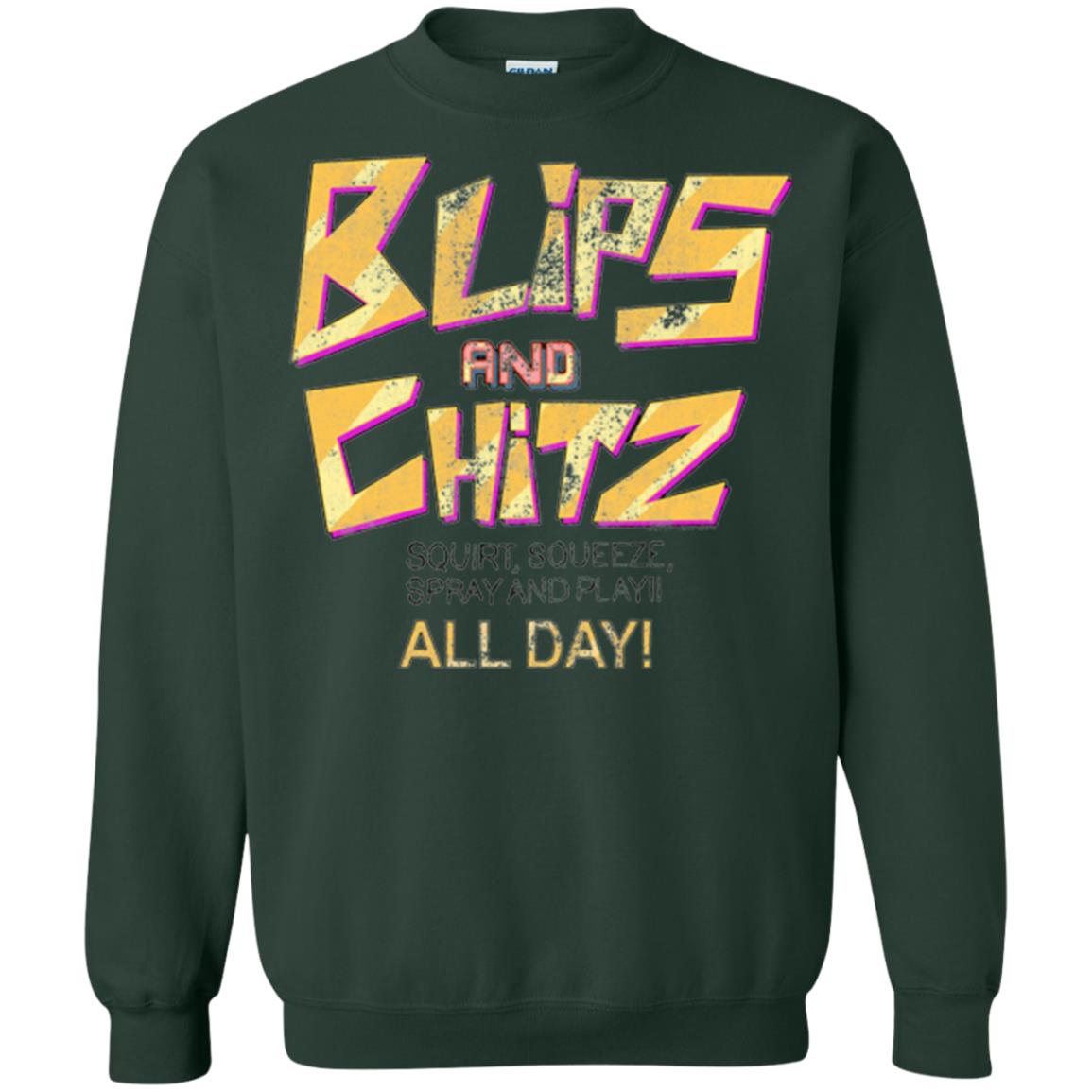 Cartoon T-shirt Vintage Blips And Chitz Forest Green