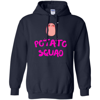 Cute Potato Squad T-shirt I Love Potato Navy