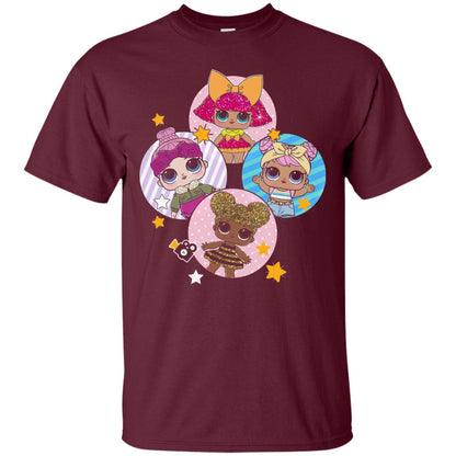 Dolls Lol Birthday #squadgoals Doll Lover T-shirt Maroon