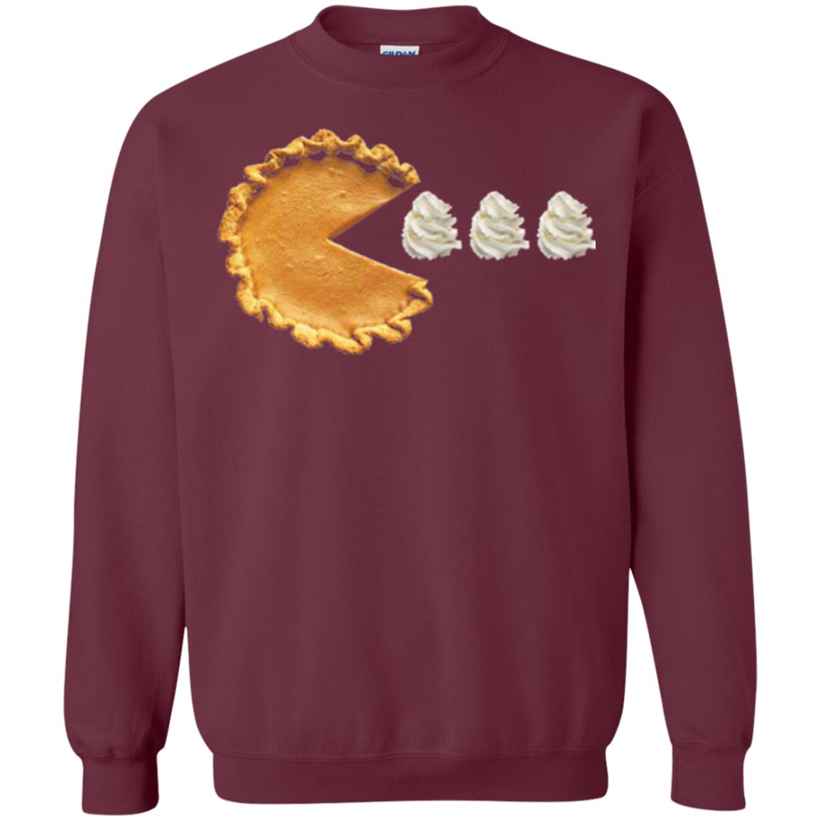 Pumpkin Pie Thanksgiving T-shirt Maroon