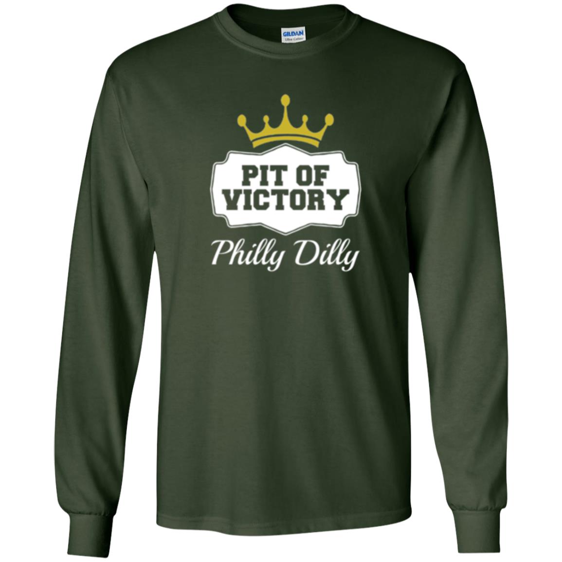 Football Lover T-shirt Philly Dilly Pit Of Victory T-shirt Forest Green