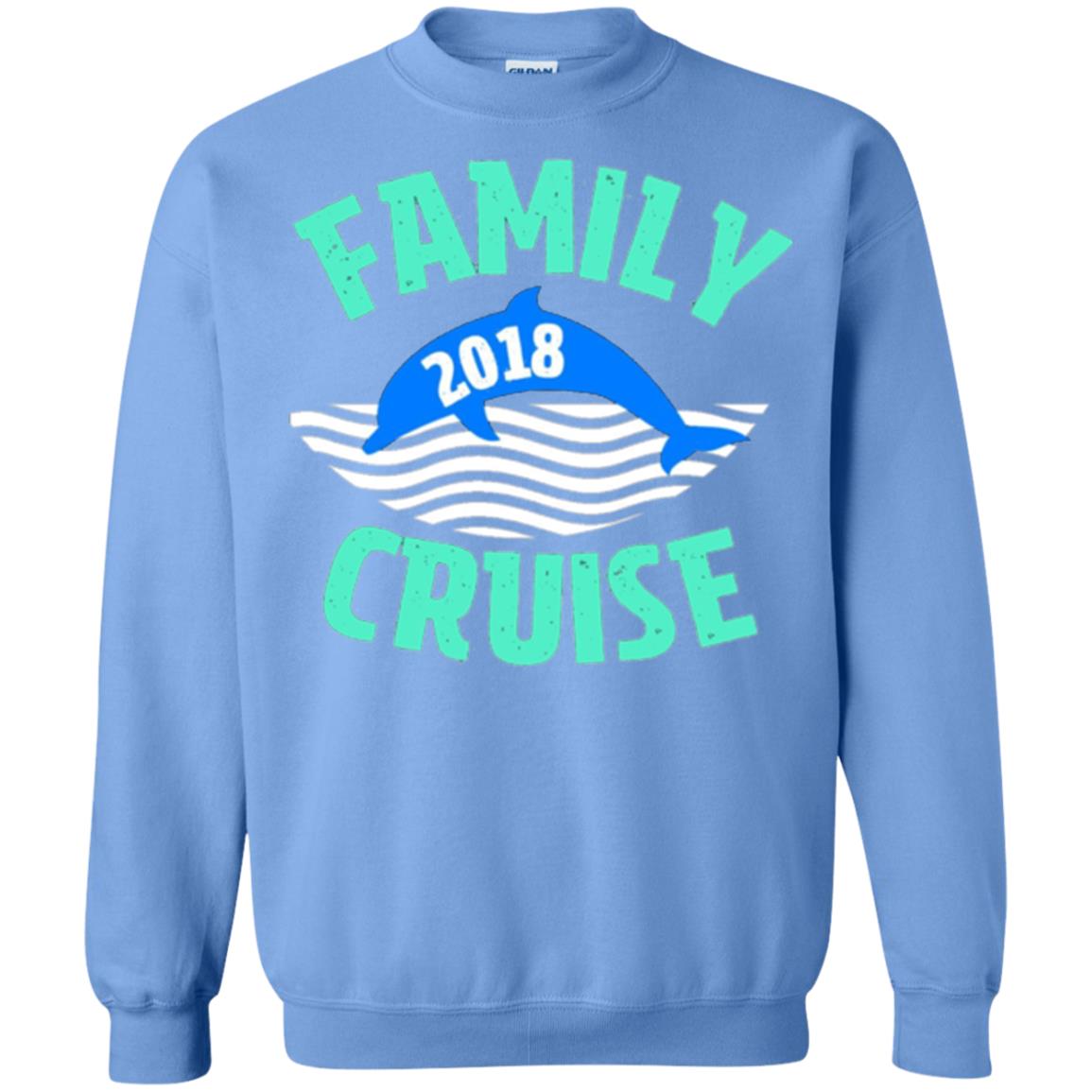 Family T-shirt Cruise Vacation 2018 Carolina Blue