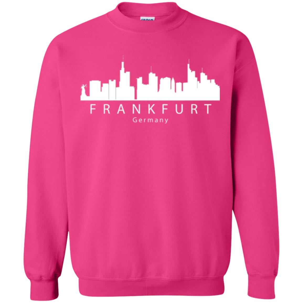 Frankfurt Germany Skyline T-shirt Heliconia