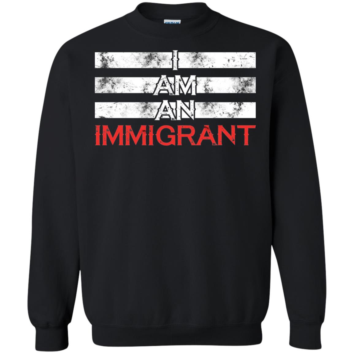 Migrant T-shirt I Am An Immigrant Black