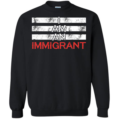 Migrant T-shirt I Am An Immigrant Black