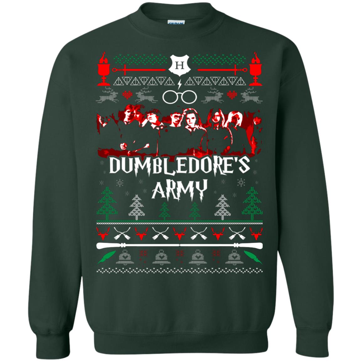 Dumbledore’s Army Harry Potter Fan T-shirt Forest Green