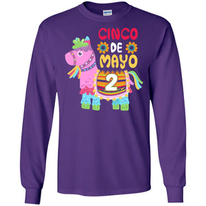 Cinco De Mayo Pinata Jockeys Horse Race 2nd Birthday T-shirt