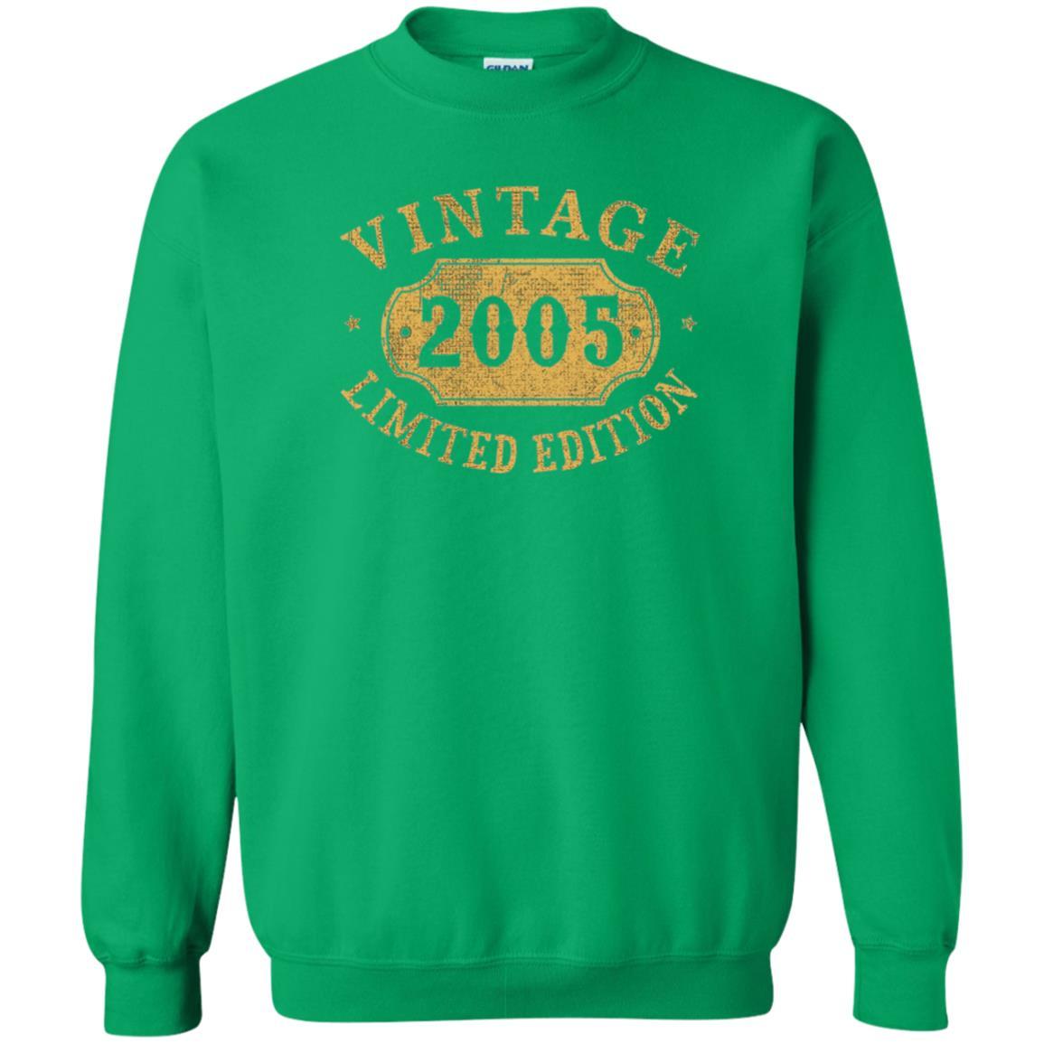 Brithday T-shirt Vintage 2005 Limited Edition Irish Green