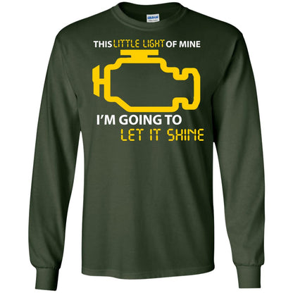 Engineer T-shirt This Little Light Of Mine Forest Green