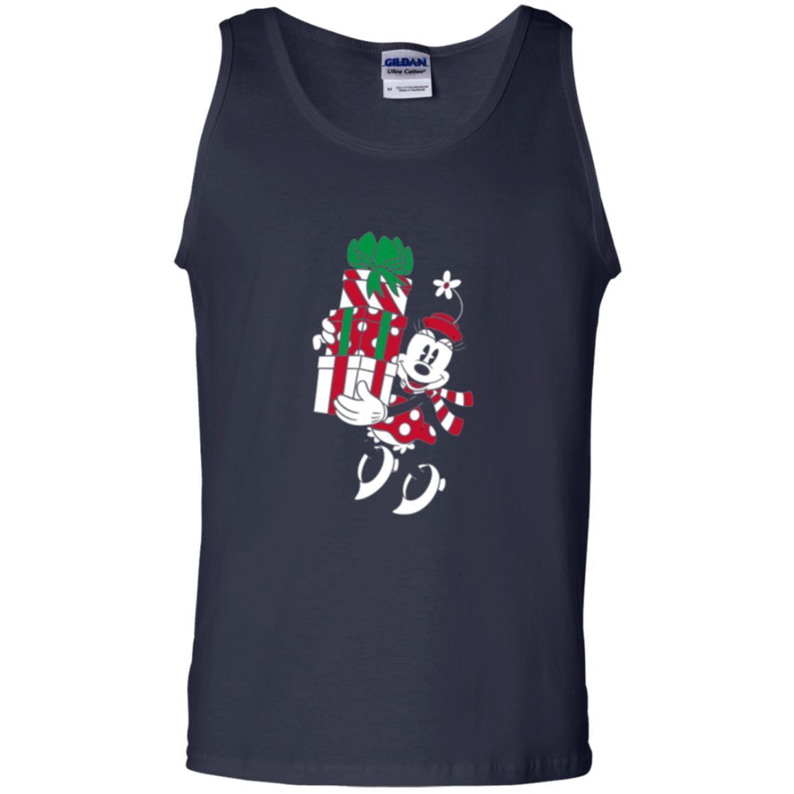 Christmas T-shirt Disney Minnie Mouse Christmas Gifts Navy